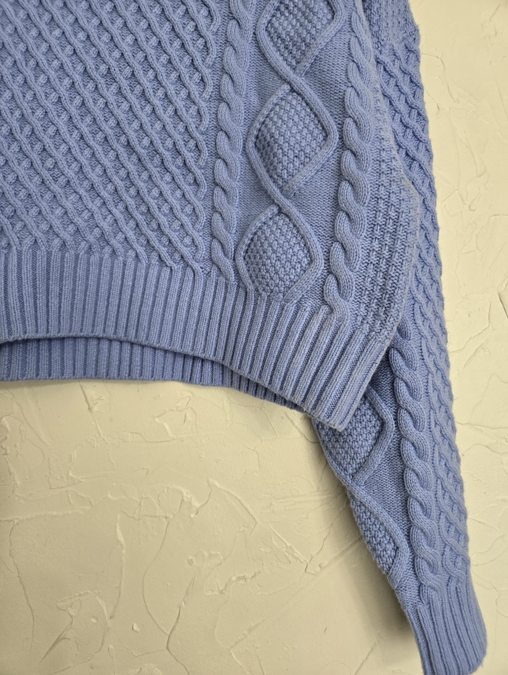 NWT Aritzia Sunday Best Wool Blend Cropped Chunky Peggy Sweater, S - Picture 6 of 12